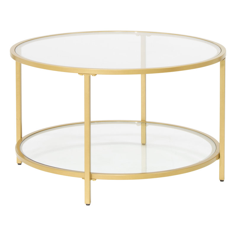 Table basse Lisabelle, Or
