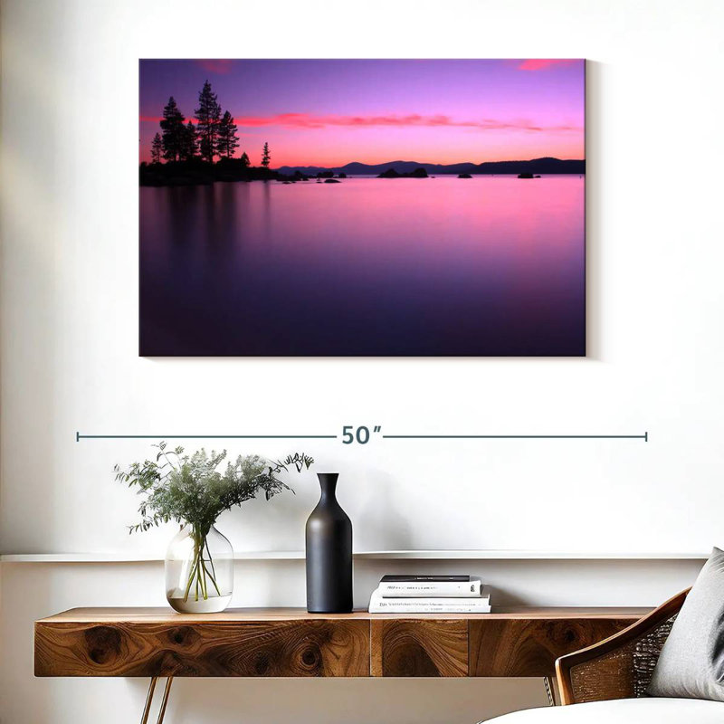 Alvord Dusky Lake Tahoe, H 26 po x l 39 po