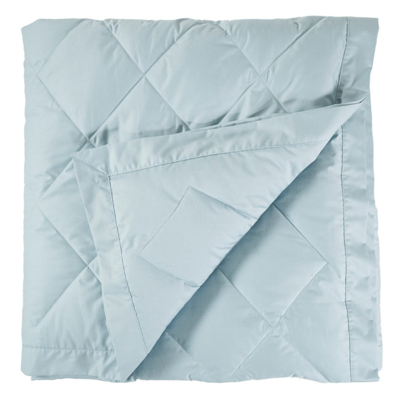 Cotton Quilted Blanket, Queen, Rain