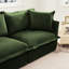: Canapé luxueux avec rembourrage doux. Conception en cascade, look élégant. Housses amovibles, fabrication. Siège spacieux, assemblage facile. Tissu chenille: oreillers modernes à dossier haut confortables. Cadre.