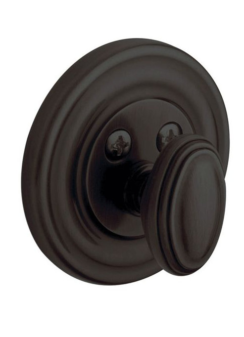 Traditional Patio One-Sided Deadbolt, Oil Rubbed Bronze