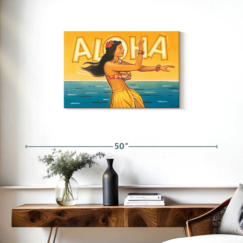 Gillard Aloha Hawaii II, 20" H x 30" W