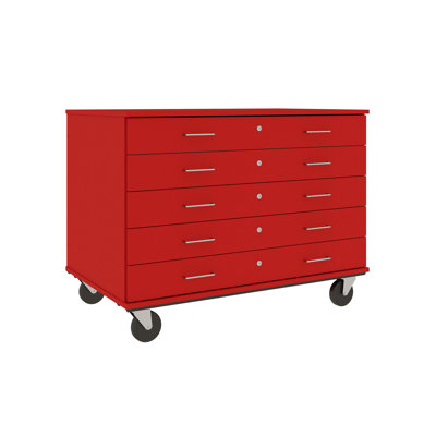 Armoire mobile à 5 compartiments avec roulettes