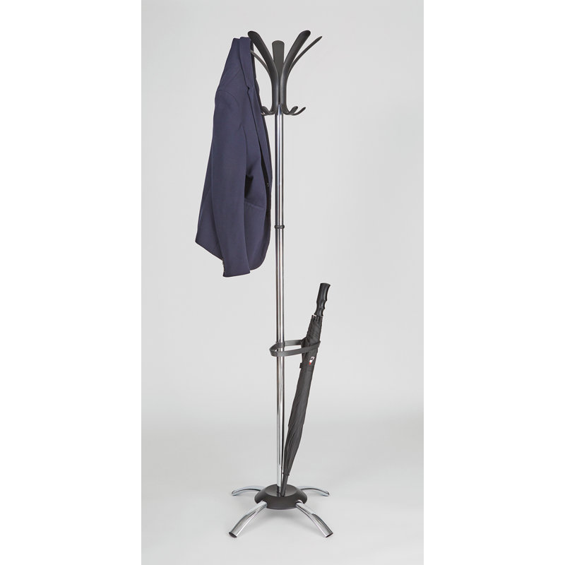 Porte-manteaux contemporain Cleo, Chrome