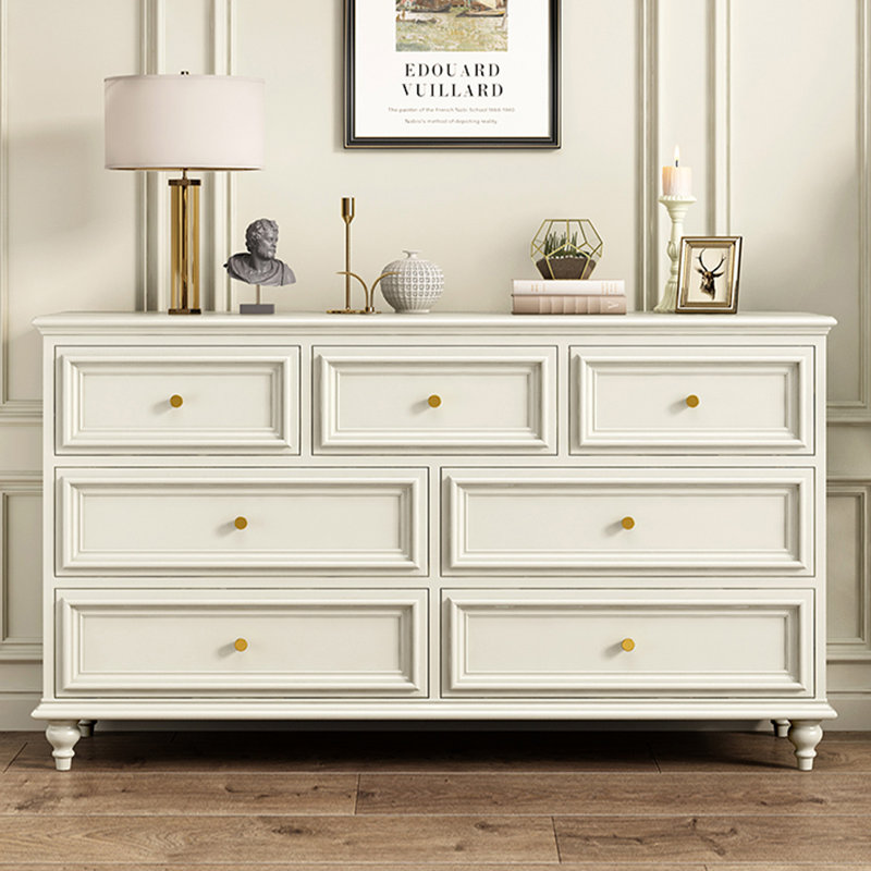 Armoire d'appoint en bois manufacturé blanc, H 31,5 po x l 55,12 po x P 13,78 po