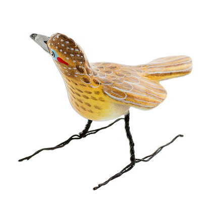 Figurine en céramique roadrunner Ruithero