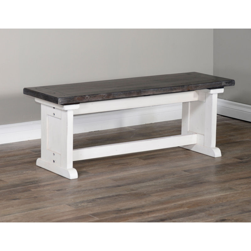 Edenbridge Wood Dining Side Bench, European Cottage