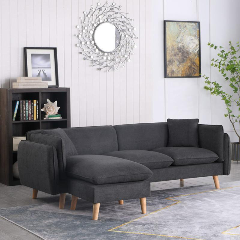 Fabric Sectional Sofa Chaise
