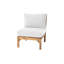 Huntington Teak Outdoor Armless Club Chair-210587378