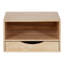 Adeana Poplar Solid Wood Floating Shelf with Drawer-1359820559