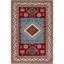 Indo Kazak Wool Southwestern Area Rug