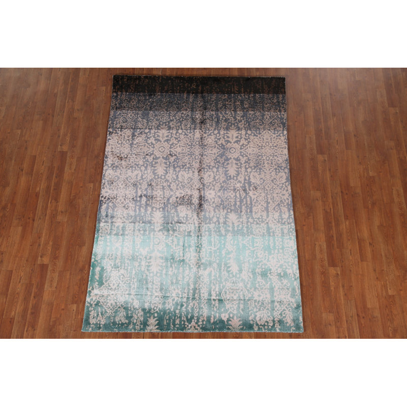 Tapis indien moderne all-over 5 x 8