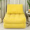 Fauteuil à billes 70,8 po en velours côtelé pour salon, chambre à coucher et dortoir