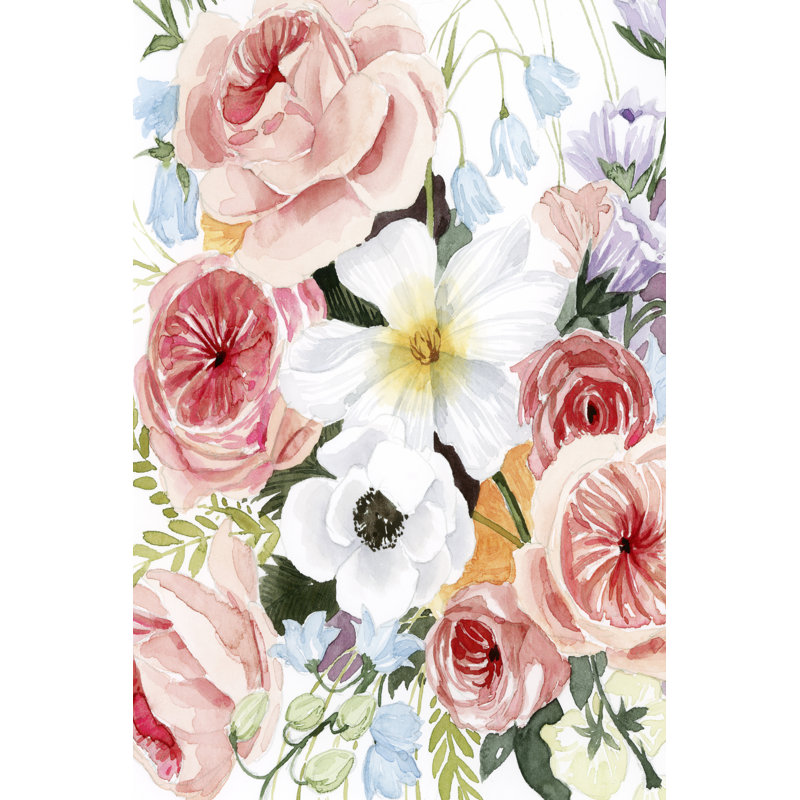 Wildflower Dreams I by Grace Popp - Painting, 91cm H x 61cm W, Wrapped Canvas