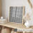 Abstract Black Gray Plaid Pattern Modern Unframed Art Print-791186770