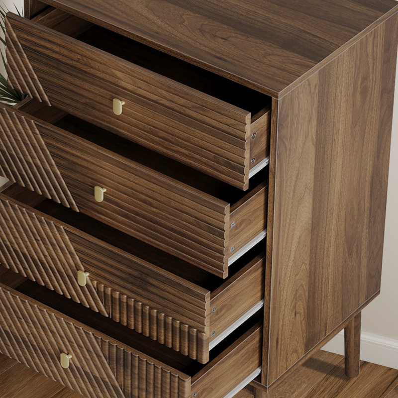 Commode décorative 4 tiroirs l 23,6 po
