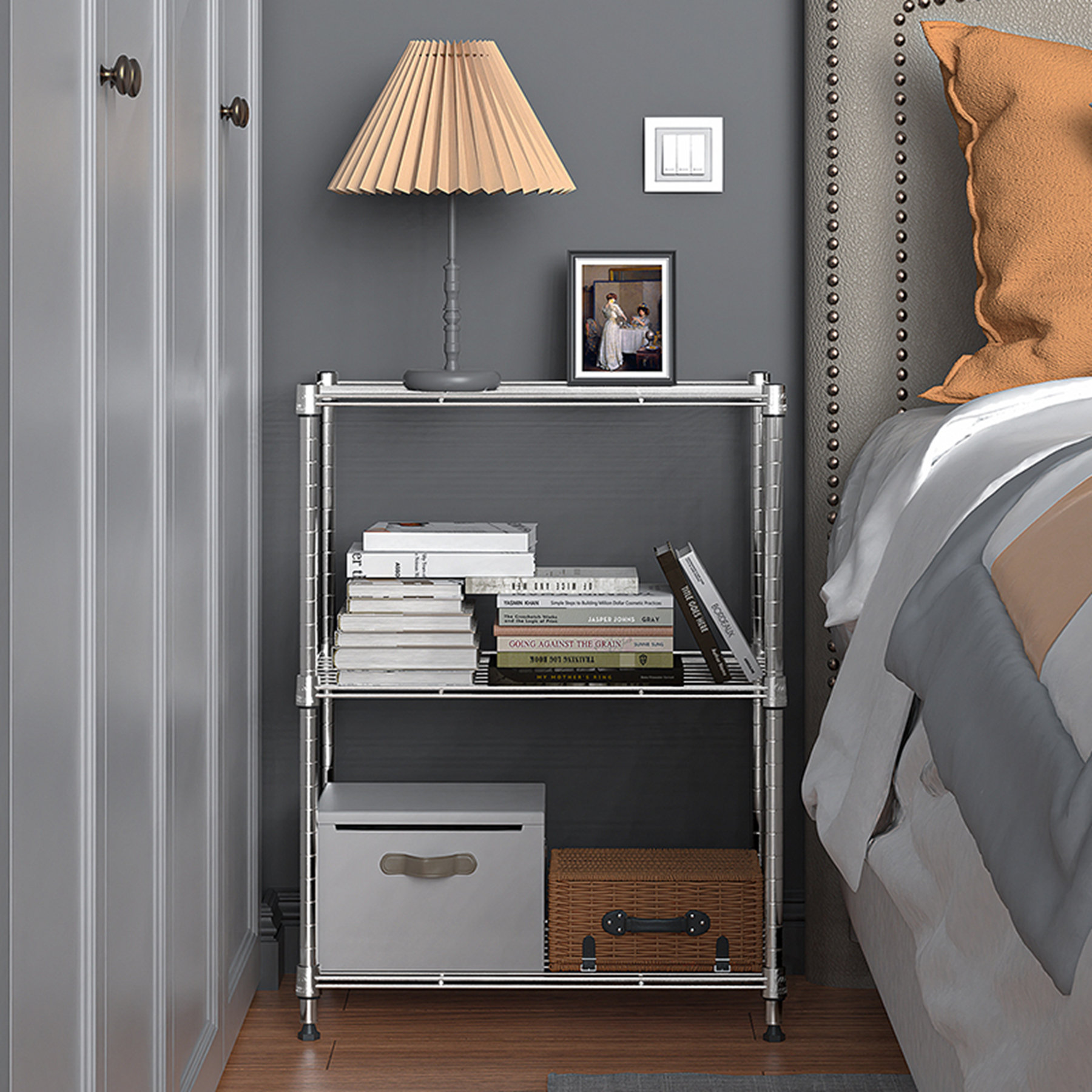 Wayfair Storage Racks Wrought Studio 450 lbs Wire Storage Shelving 3-Tier Utility Shelving ...