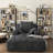 67'' Upholstered Chaise Lounge, Corduroy Sofa Bed With Deep Seat , Pillows And Armrests, No Assembly Required-1882383074