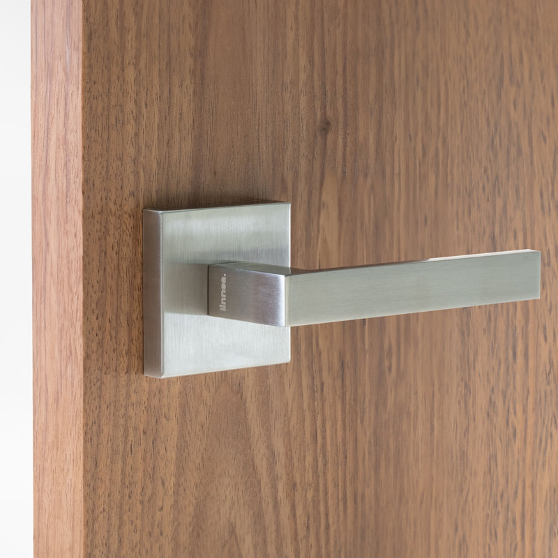 Single Dummy Door Lever Set, Right, Satin Stainless Steel