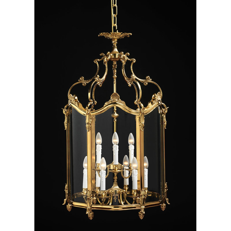 9 - Light Lantern Geometric Chandelier
