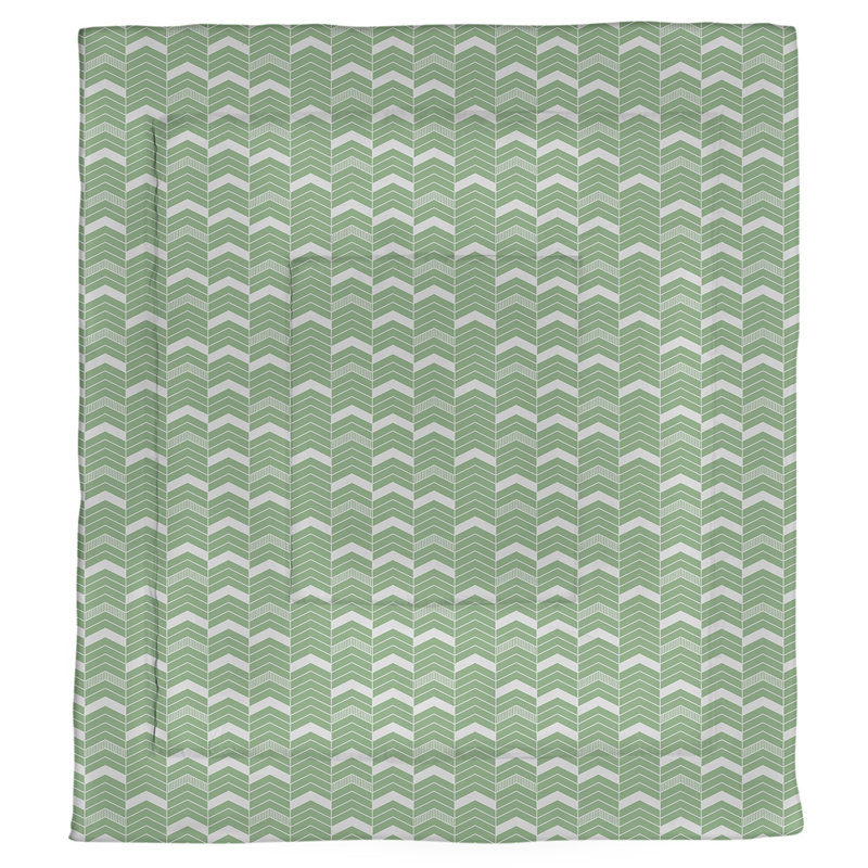 Édredon réversible en microfibre Rhonda Cheval, Édredon très grand, Vert clair