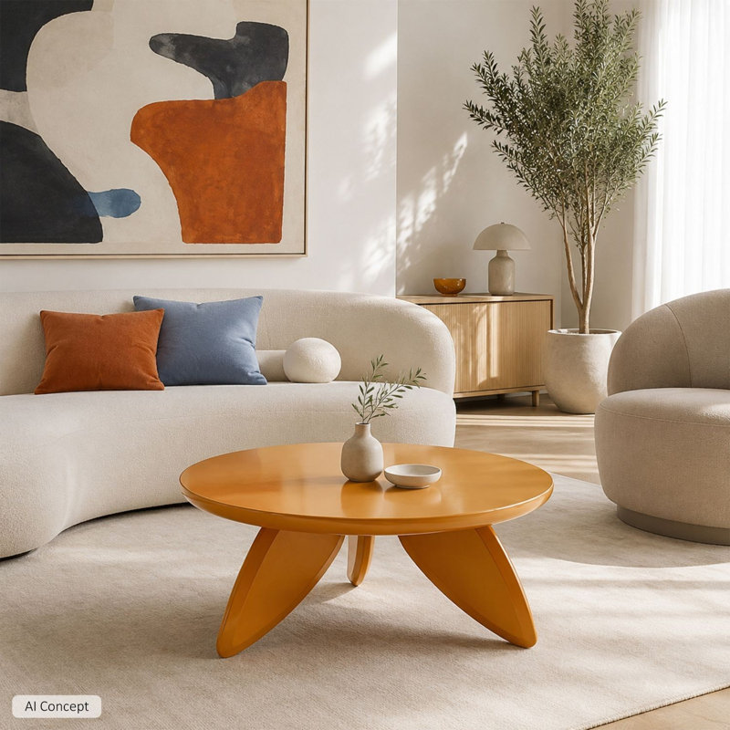 Coffee Table, Orange – High Gloss