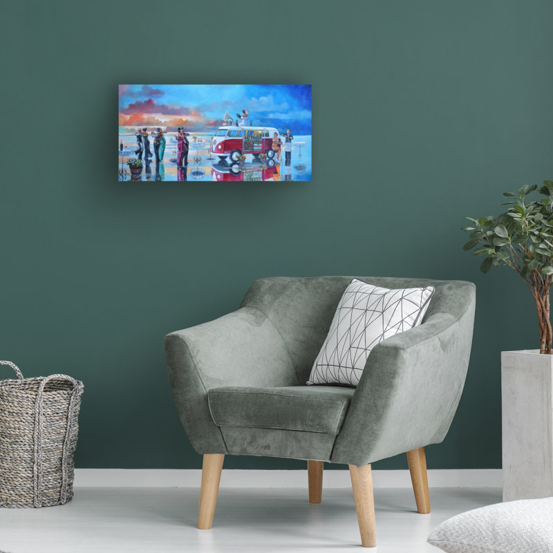Art sur toile «Bachelor», la dernière danse II, H 12 po x l 24 po