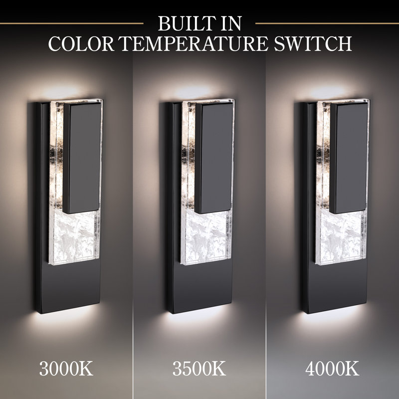 Vail 1 - Light LED Outdoor Sconce, 10 W, 18" H x 6.13" W x 2.88" D