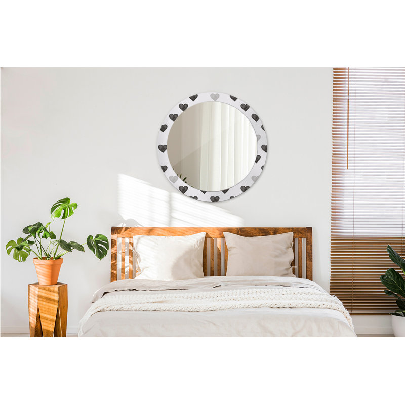 Huldar Glass Flat Wall Mirror
