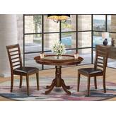 Alcott Hill® Devoe Round Solid Wood Dining Table & Reviews | Wayfair