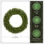 Couronne de sapin 48 po 48 po avec 300 lumières DEL blanc chaud + transformateur 3,6 W - UL / CUL - 2 pièces-439493955-439493953