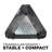 US Stove US23TP Portable Collapsible Triangular Fire Pit