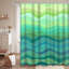 Rideau de douche WaveArt Abstract Ocean-437421980