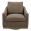 Upholstered Swivel Armchair-574530965