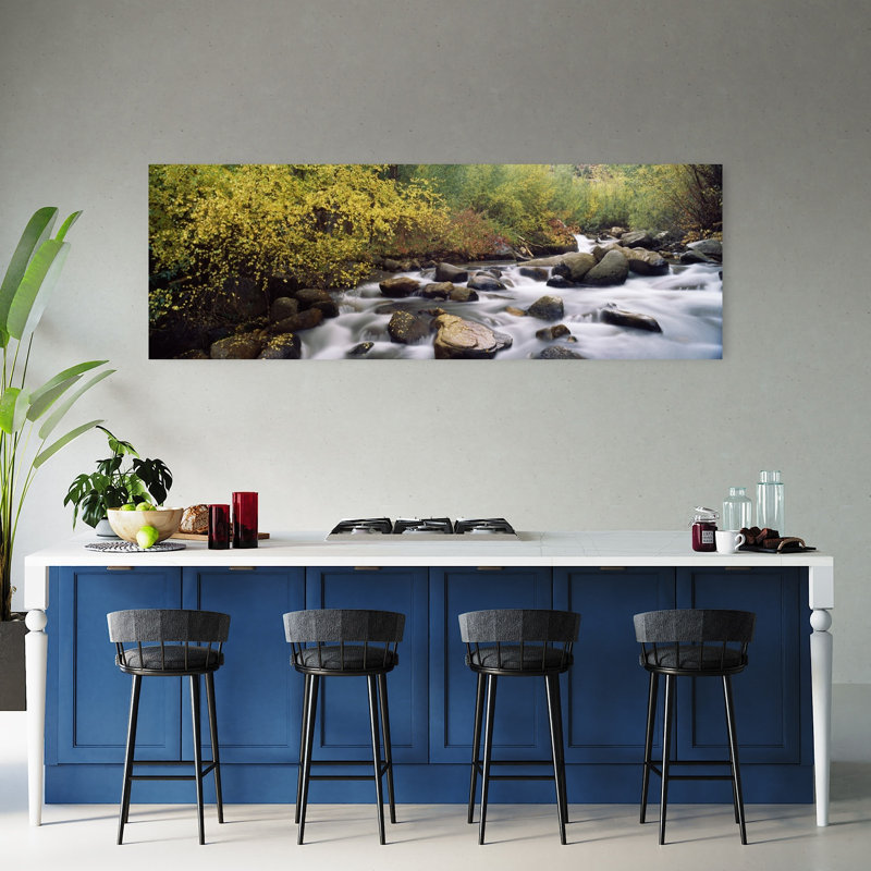 Rivière, rivière, forêt, H 60 po x l 20 po