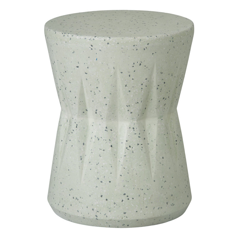 Tabouret de jardin en ciment, Vert