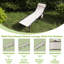 Chaise longue inclinable 74 po avec coussin et sac Mayra-1683852113