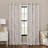 Eclipse 100% Blackout Curtain, Larissa Leaf Grommet Curtain, 63 in Long x 50 in Wide, Patterned 100% Blackout Curtain, Thermal Insulated Curtain for Living Room or Bedroom, 1 Window Curtain, Linen-109248786-109248789