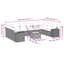 Grand canapé modulaire en rotin PE Vidaxl-114237162