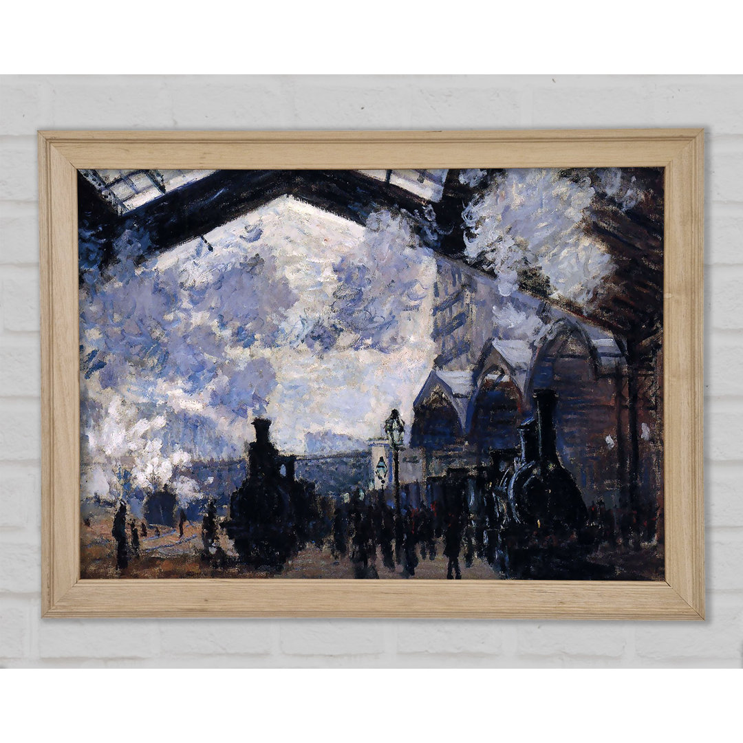 Monet Der Gare St Lazare - Einzelner Bilderrahmen Kunstdrucke