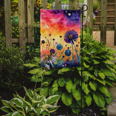 Drapeau de jardin double en polyester H 15,5 po x l 11,25 po