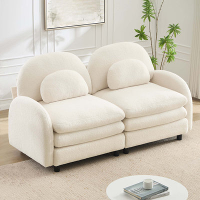 Premium Teddy Fabric Cloud Comfort Modular Sofa