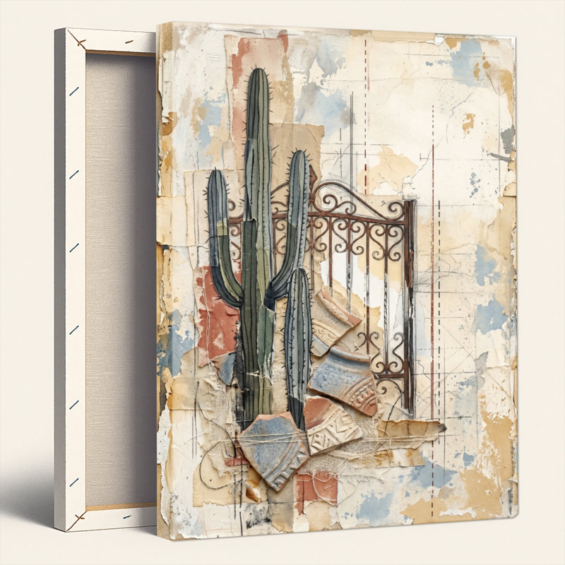 Ensemble d'une toile murale d'art du désert, 18"H x 12"W, Wrapped Canvas