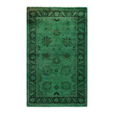 Fine Vibrance One-of-a-Kind 3' 2" X 5' 1" Hand Knotted Area Rug