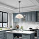 Grove 3 Light Metal Dimmable Cone Chandelier