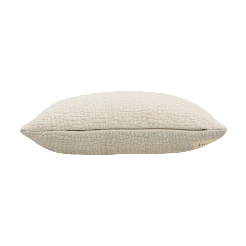 Oreiller texturé beige Tivoli, Beige