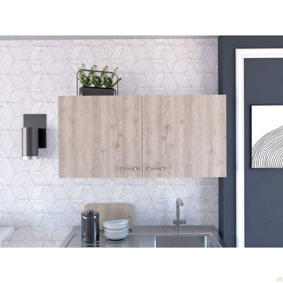 Armoire murale 2 portes 2 compartiments
