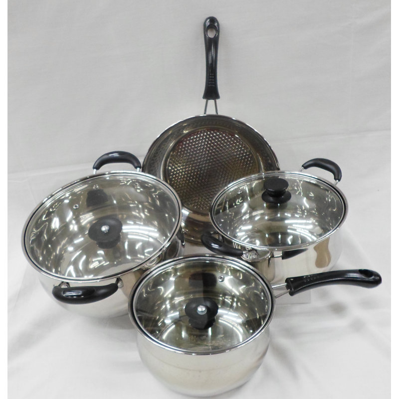 7 - Piece Stainless Steel Cookware Set