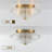 3-Light Ribbed Glass Flush Mount