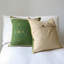 Housse de coussin décorative brodée à la main en coton tissé à la main, avec fermeture à boutons